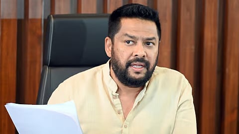 PTI : Karnataka Congress MLA B Nagendra |